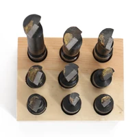 סגסוגת כרסום דיוק 9PCS 12mm גבוהה Shank Boring בר סגסוגת קשה קרביד היטה Boring למעלה מחרטה חור כרסום מכונת כלי אביזרים (3)