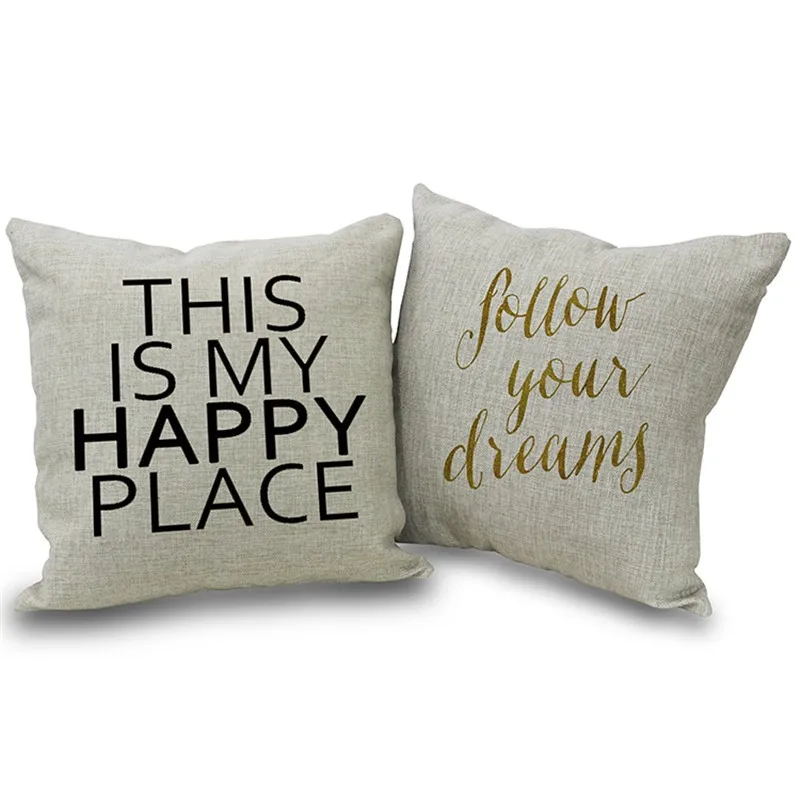 Coussin avec ecriture Clearance