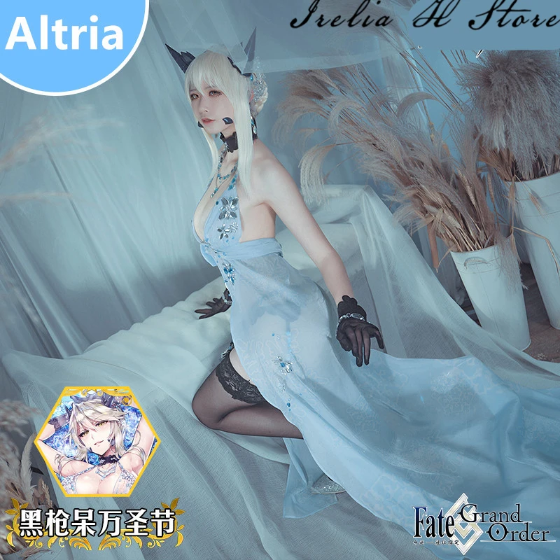 {Stock} Altria FGO косплей костюм на Хэллоуин Fate Grand/Order Pendragon сексуальное женское платье в