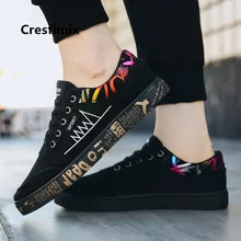 Zapatos hombre/крутая удобная мужская обувь черного цвета на шнуровке; модная мужская уличная парусиновая обувь; Стильная мужская обувь с нескользящей подошвой; E3084