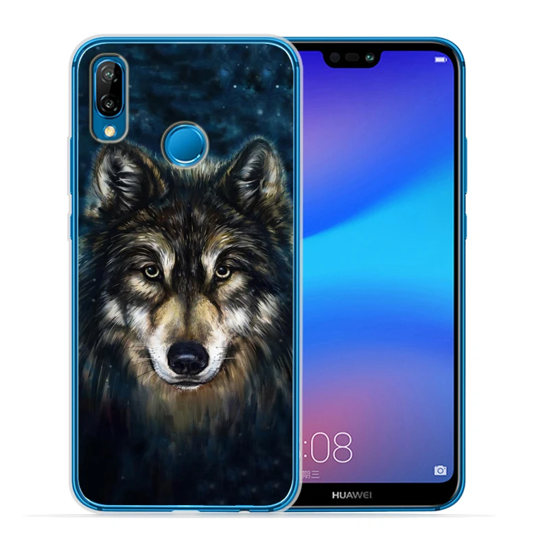 Властный волк для huawei P30 P20 Lite Pro P10 Lite P8Lite P9Lite P Smart mate 9 10 20 Lite Pro Мягкий бампер чехол для телефона - Цвет: 06