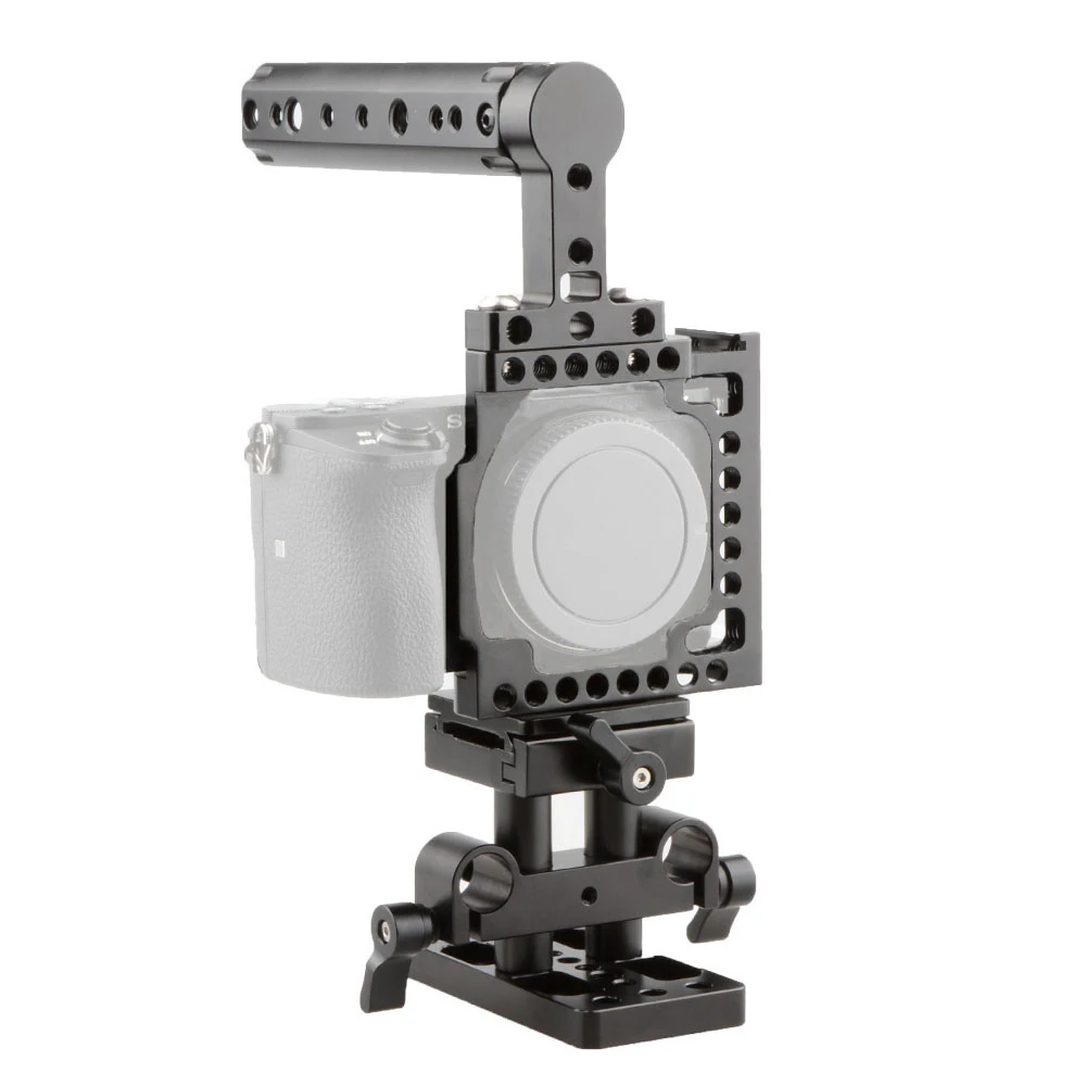 Клетка CAMVATE с базовой пластиной QR для A6500 A6400 A6300 A6000 C1796|c&c cage|quick releasecages for |