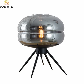 

Modern Romantic Bedside Glass industrial desk light Nordic led table lamps for Living Room Creative lampara de mesa lamp table