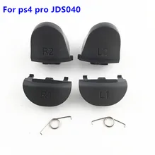 New L1 R1 L2 R2 Trigger Buttons Springs Repair Parts For Playstations 4 Pro JDS 040 JDM 040 Controller Gamepad Triggers Button