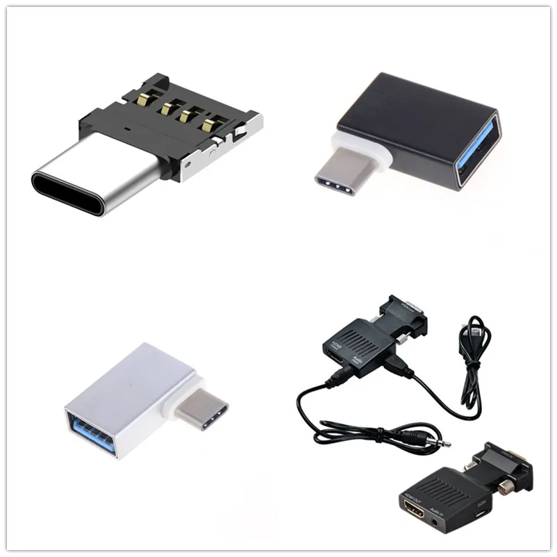 Адаптер Otg с разъемами типа c и Micro Usb Type C для зарядных устройств|Адаптеры Type-C| |
