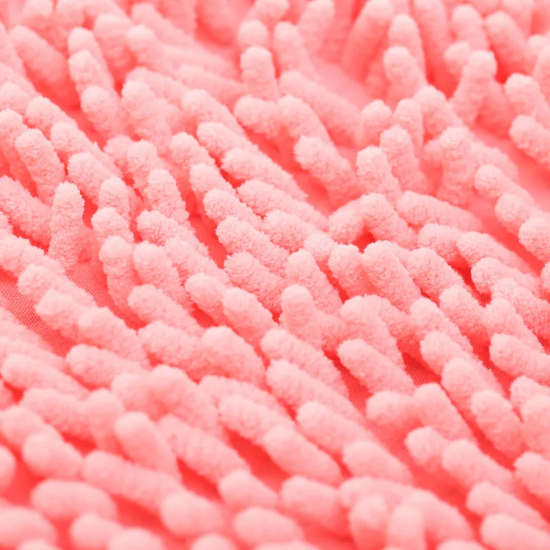 50*60cm Heart-shaped Fluffy Red Bedroom Mats Chenille Doormat Non-slip Rug Bathroom Mats Pink Home Decor Free Shipping