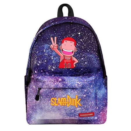 SlamDunk рюкзак Galaxy школьные сумки модный студенческий рюкзак Slam Данк дорожная сумка для подростков с принтом звезд - Цвет: 2