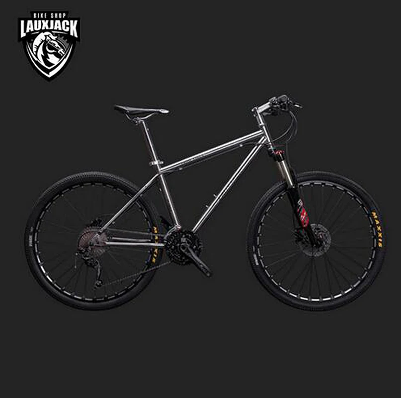 LAUXJACK горный велосипед titanium frame 30 скоростей Shimano M610 гидравлические тормоза 26 &quot/27