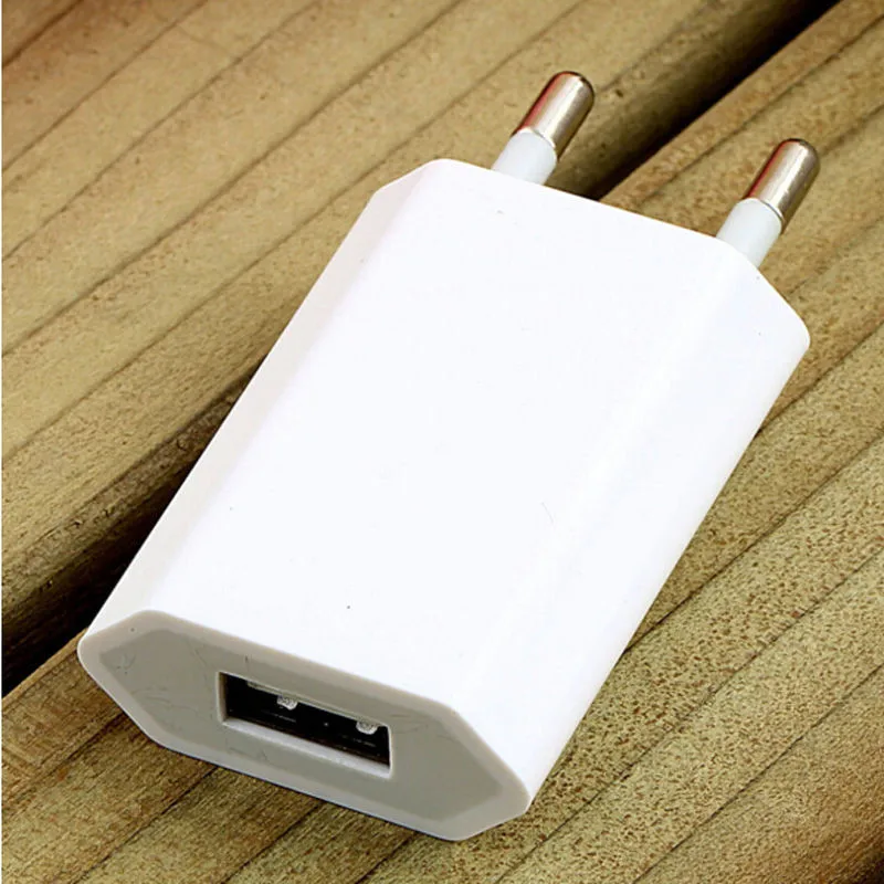 الأبيض 1A الاتحاد الأوروبي التوصيل USB الحائط مهايئ شاحن شحن الهاتف المحمول أدوات ل فون 6 6 S 5 سامسونج HTC