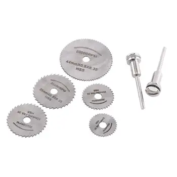 

7 IN 1 22mm 25mm 32mm 35mm 44mm HSS Mini Tool For Metal Cutter Power Set Wood Cutting with 2 Rods with 2 Rods