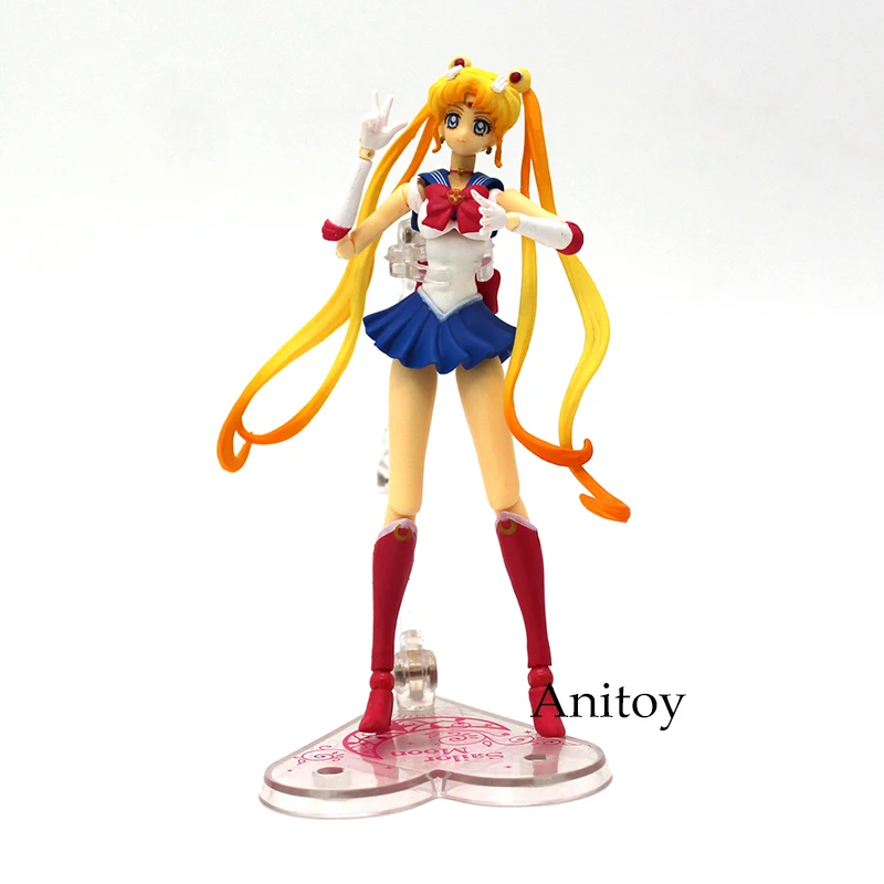 SHF Sailor Moon Crystal Season III Action Figure 1/8 scale painted figure 20th Anniversary Variable PVC Figure Toy 15cm