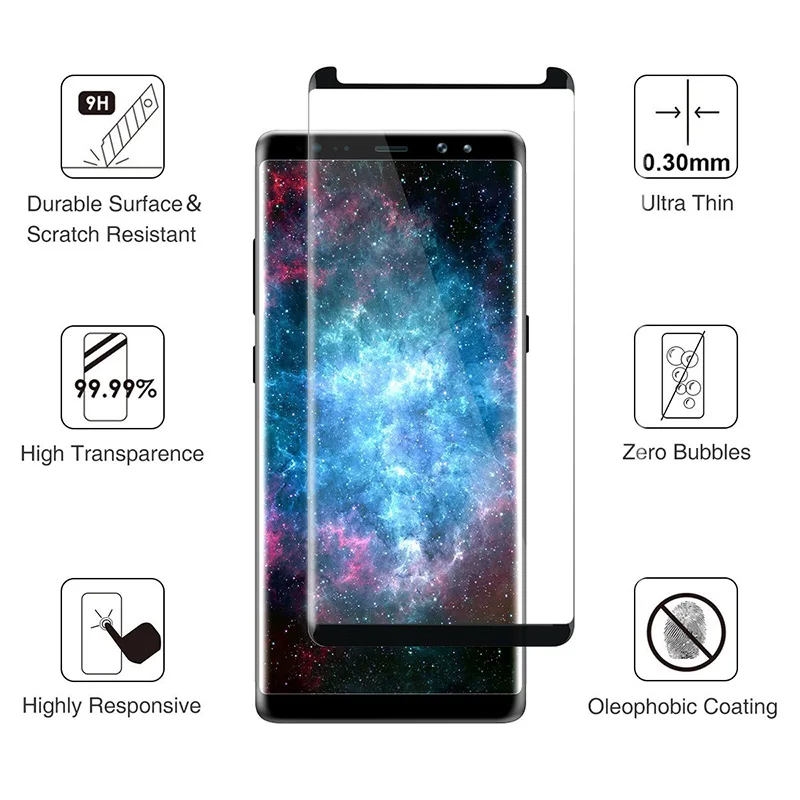 Suntaiho For Samsung Galaxy Note 8 Tempered Glass 3D 9H Screen Protector Protective Film For Samsung Note 8 Suntaiho For Samsung Galaxy Note 8 Tempered Glass 3D 9H Screen Protector Protective Film For Samsung Note 8