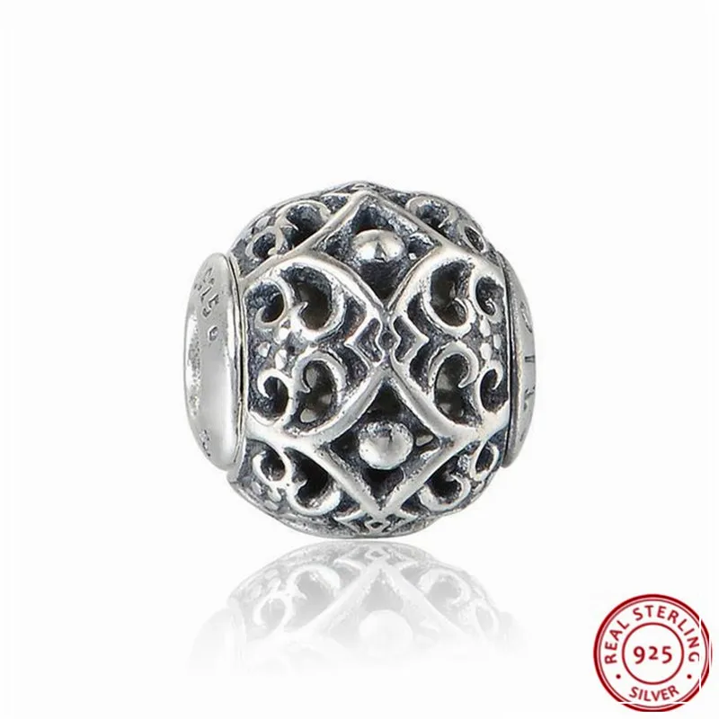 Сущность AFFCTION Шарм бусины для женщин изготовления ювелирных изделий DIY Fit PANDORA талисманы Серебро 925 FE009
