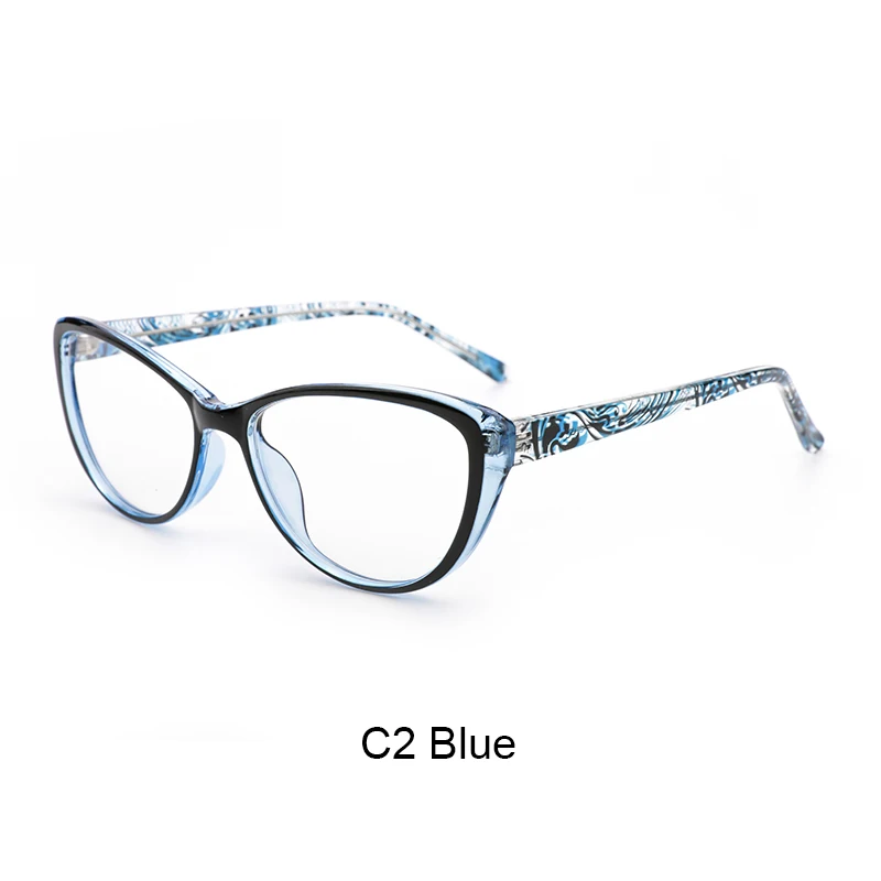 TANGOWO, Женская оправа для очков, Женская линза, оправа для очков, винтажные очки, очки по рецепту, женские очки для близорукости, оправа для очков - Цвет оправы: CP1001C2