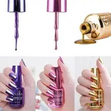 Модный зеркальный эффект лак для ногтей волшебный лак лаки для ногтей DIY металлический цвет хром лак для ногтей