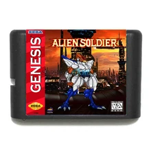 Инопланетный солдат игровой картридж 16 бит игровой карты для MegaDrive/Genesis системы Прямая