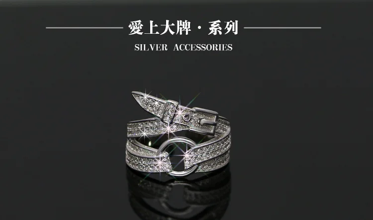 Трендовое кольцо в Корейском стиле S925 циркониевый пояс для женщин, Свадебные Роскошные ювелирные изделия из стерлингового серебра для девушек, необычное кольцо joyas de plata 925