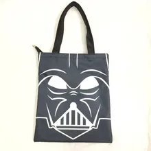 Аниме Star Wars сумка-шоппер Водонепроницаемый холст тотализатор мультфильм Дизайн Shopper организатор сумки подарки Для мужчин Мальчики ткань сумка bolsas