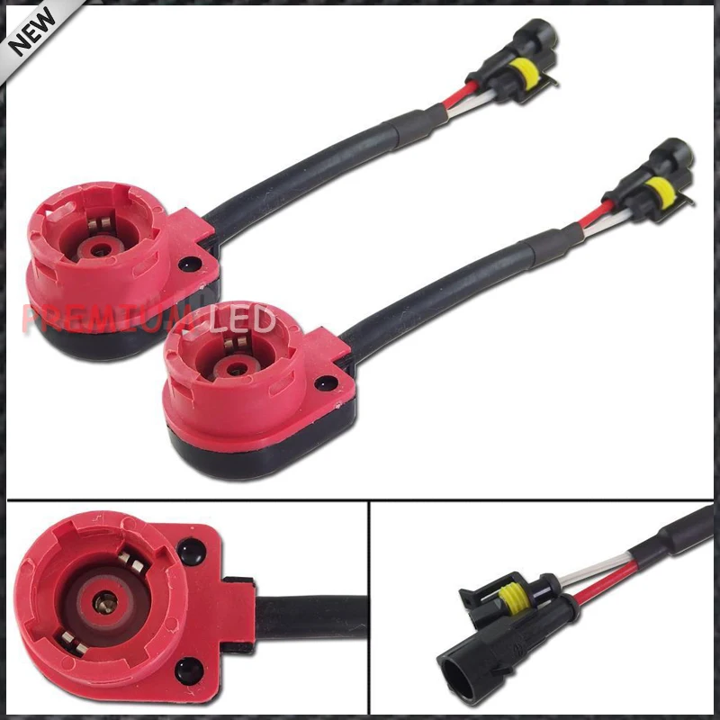 (2) адаптеры KET к ксеноновым лампам D2S D2R D2 Конвертеры Для Aftermarket HID комплект для
