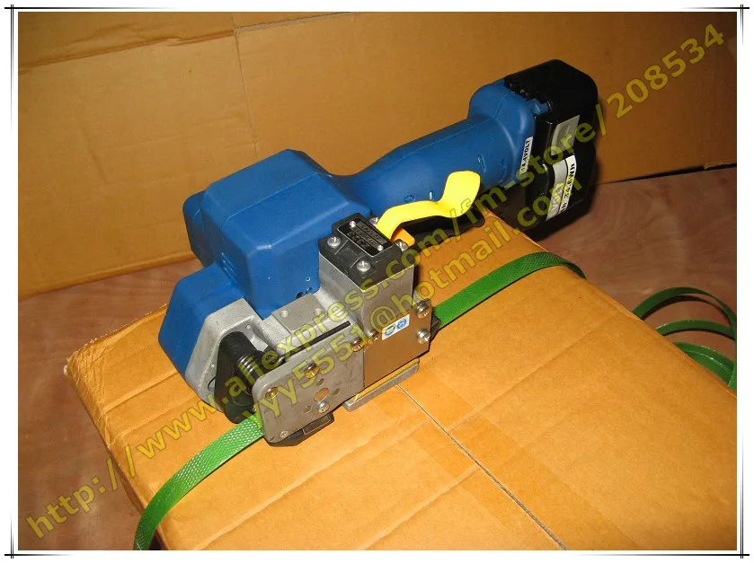 Wholesale-220V Nema Plug Z323-19MM Electric Plastic Strapping tool,Battery Powered PET&PP Friction Welding Strapping Machine