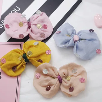 

2019 Girls Floral Pattern Hair Clips Cute Bowknot Design Hair Pin Children Hairpin Hair Accessories New