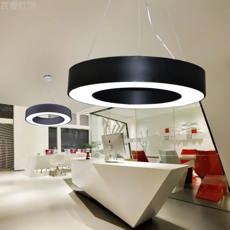 Hanging Modern Led Chandelier Lights For Dining Room Bar suspension Round luminaire suspendu Chandeliers Lamp Lighting Fixtures (2)