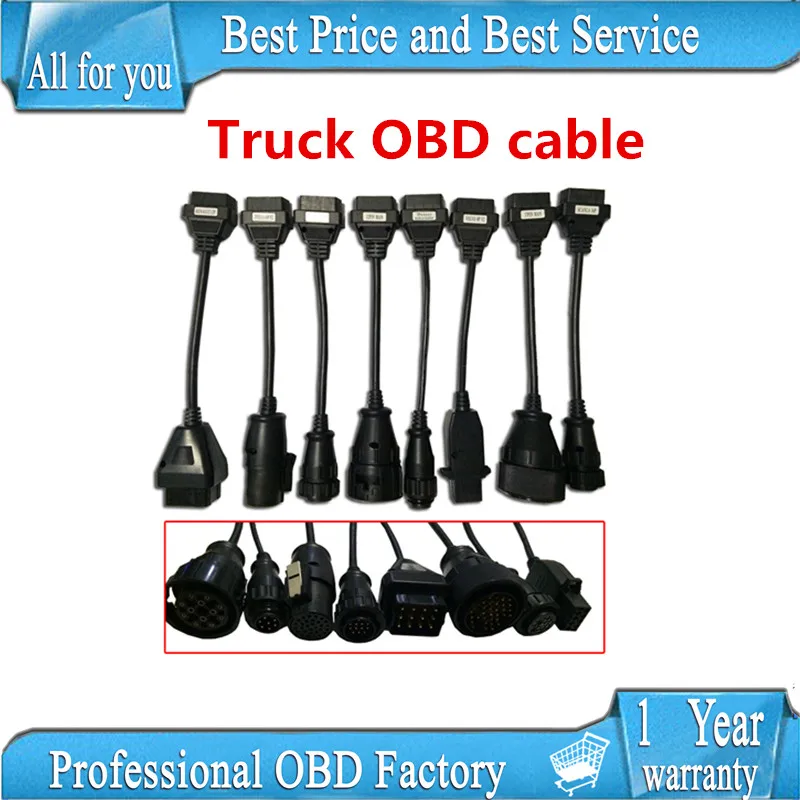 Prix pour Camion Câbles VD TCS CDP Pro OBD2 OBDII Camions outil De Diagnostic câble de connexion 8 PCS Camions Câble CDP Plus pour WOW CDP SNOOPER Prix pour Camion Câbles VD TCS CDP Pro OBD2 OBDII Camions outil De Diagnostic câble de connexion 8 PCS Camions Câble CDP Plus pour WOW CDP SNOOPER