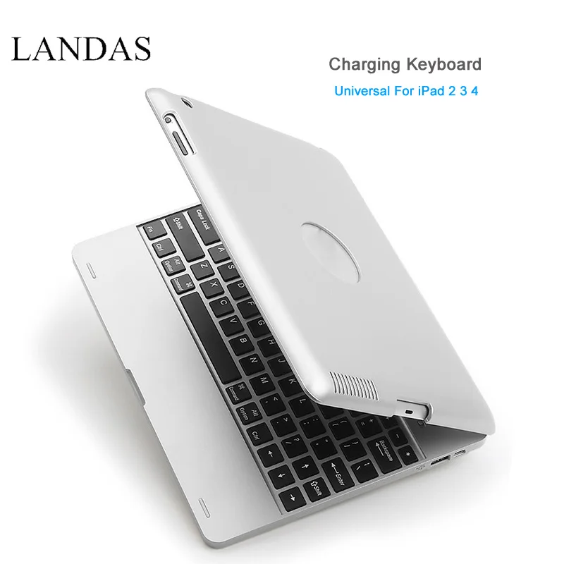 1 Wireless keyboard for iPad 2 3 4