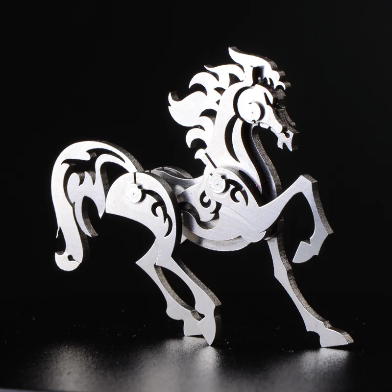 Высокое качество лося/дракон животных из нержавеющей стали 3D металлические наборы головоломка сборка модель креативное украшение на день рождения Коллекция игрушек