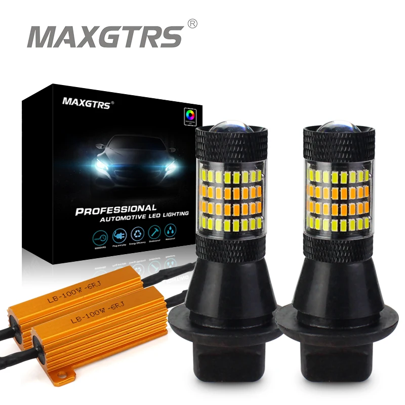 2x T20 7440 W21W 96 SMD 3014 Car Led Light Daytime Running Light+Turn Signal Dual Mode Canbus DRL LED Fog External Lights 2x T20 7440 W21W 96 SMD 3014 Car Led Light Daytime Running Light+Turn Signal Dual Mode Canbus DRL LED Fog External Lights
