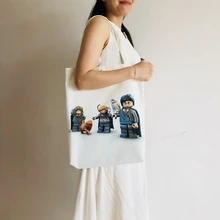 Акция, настоящая парусиновая сумка с застежкой на заказ, Повседневная пляжная сумка, Эко сумка для покупок, повседневное использование, складная сумка через плечо для женщин