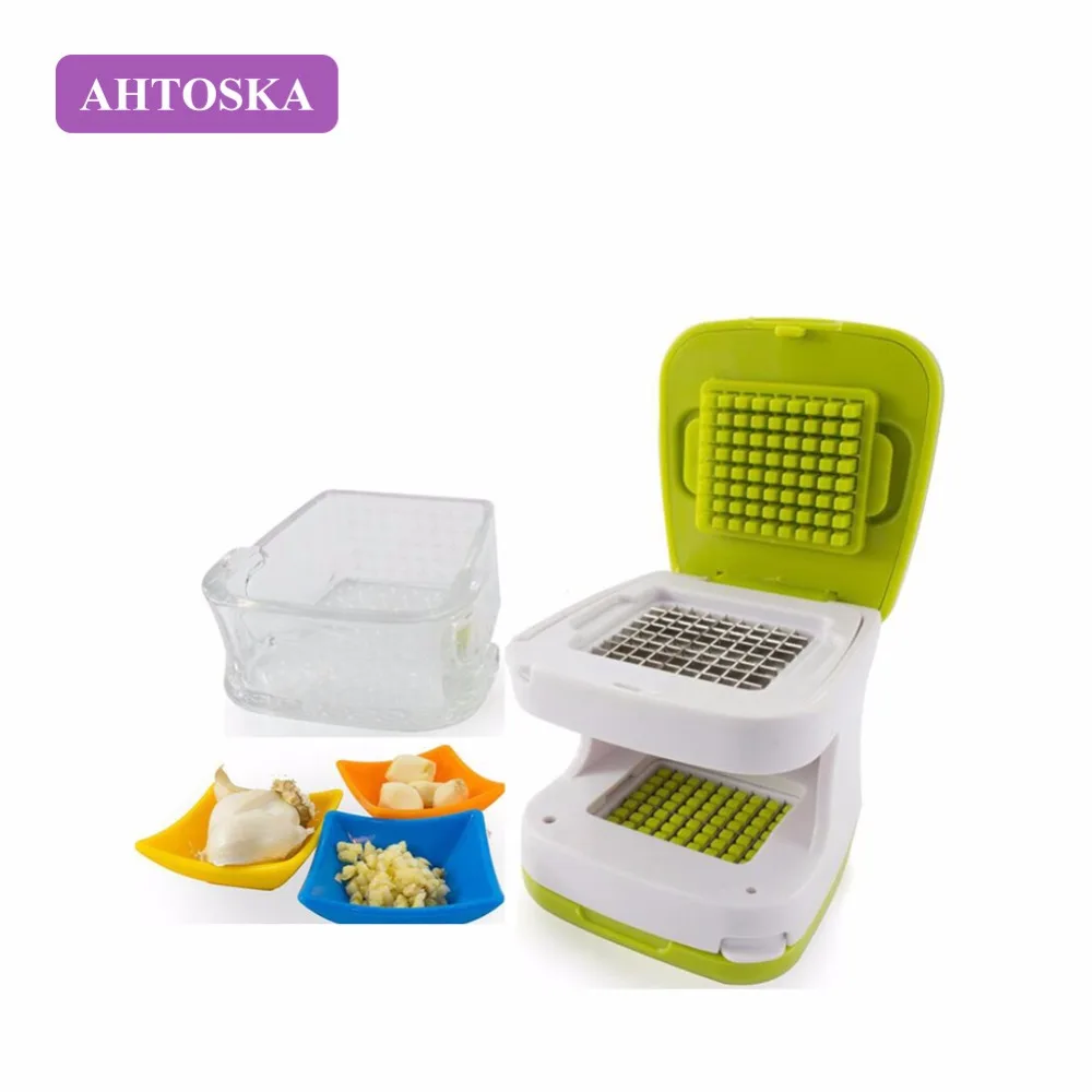 AHTOSKA Мини Машина Чеснока Для Резки И Прессы Измельчитель С Острым Лезвием Из