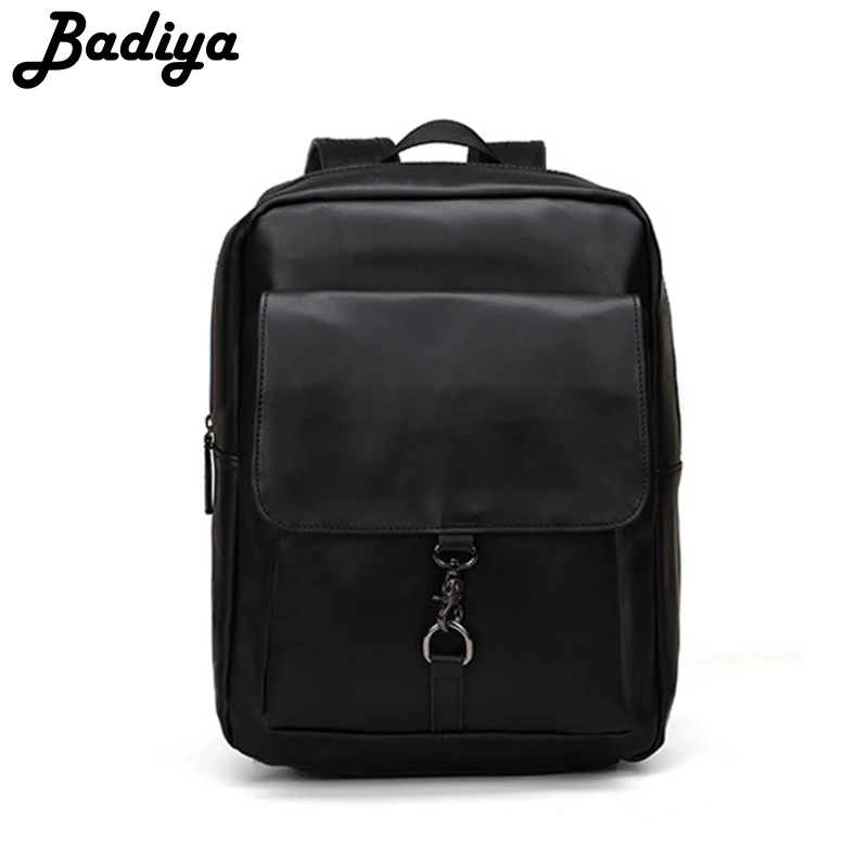 

Small Fresh Style Backpack PU Leather Shoulder Bag High Capacity Outer Bag Backpacks Comfortable Shoulder Straps School Bags