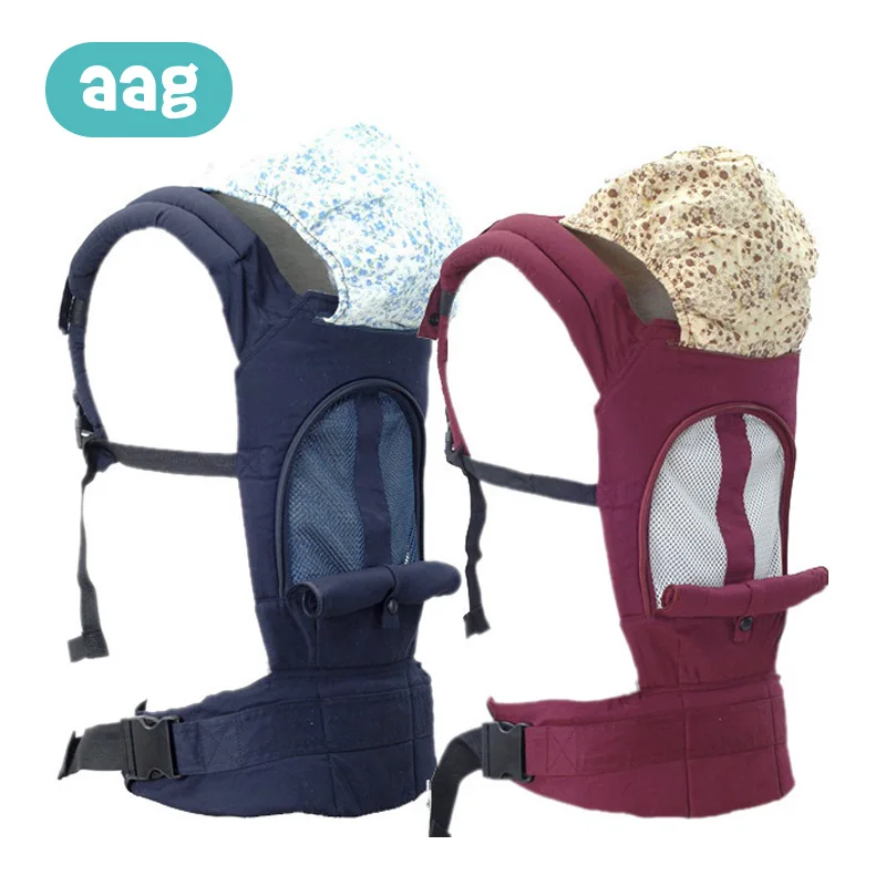 

AAG Baby Carrier Backpack Ergonomic Kangaroo Sling Baby Sitter Accessories Wrap Pouch 360 Kangaroo Carrying for Kids Waist Bag