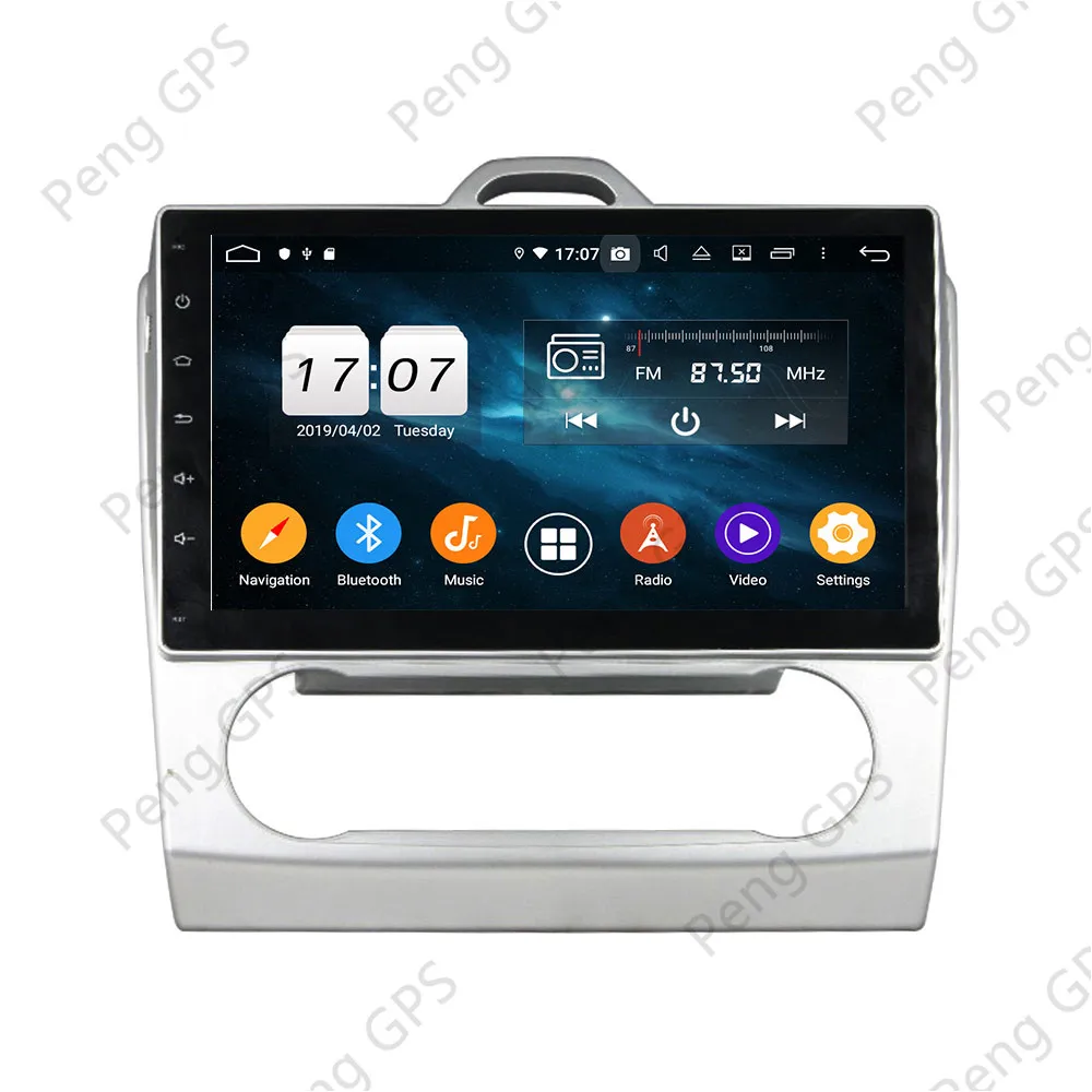 Flash Deal 10.1" 4G+64G car radio multimedia Android9.0 dsp  For Ford focus 2007 2008 -2011 navigation multimedia stereo automatic Headunit 1
