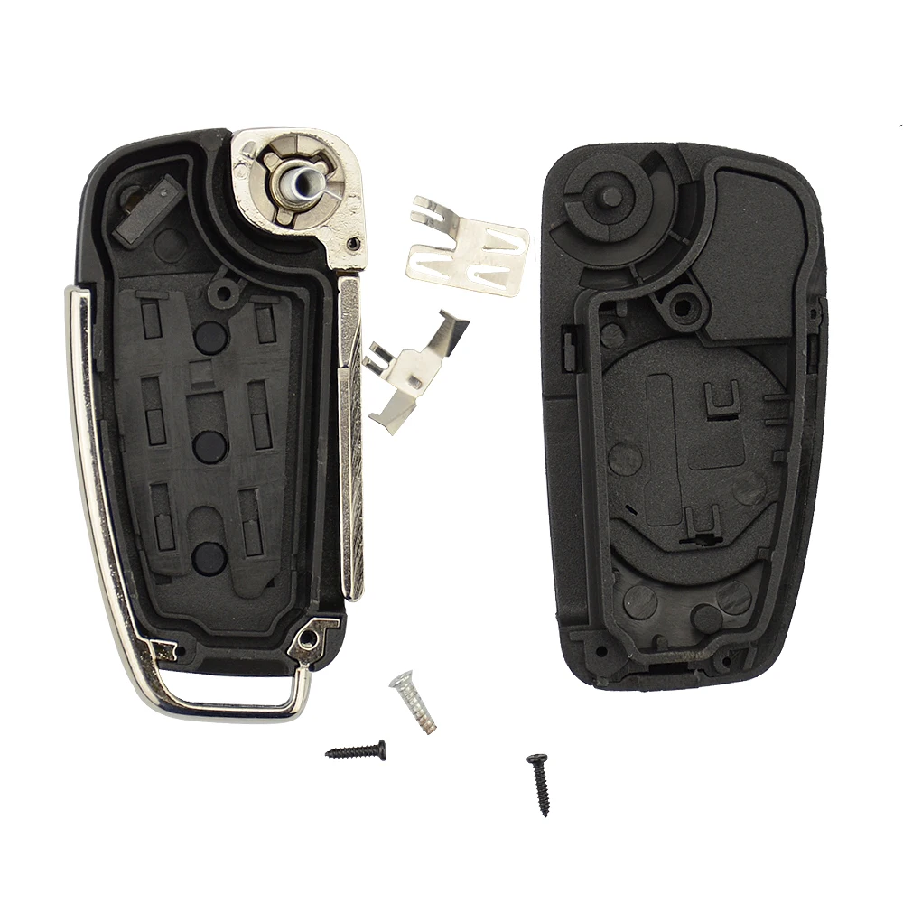 OkeyTech 3 кнопки для Audi a3 a4 b6 b8 tt a6 c5 q5 8p раскладной складной пульт дистанционного