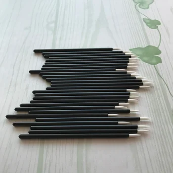 

Newest 300pcs White Disposable Eyeliner Brushes Makeup Wands Applicators Beauty Nail Brush Cosmetics Newest Brush Tools lipliner