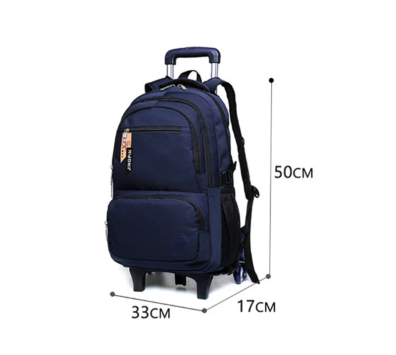 2/6 школьный рюкзак со съемными колесами, вместительные детские школьные сумки для мальчиков, Школьный Рюкзак Для Путешествий, Mochilas Escolares