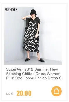 SuperAen, летнее новое женское платье, модное, хлопковое, с принтом, с длинным рукавом, женское платье, однобортное, Европейская Женская одежда