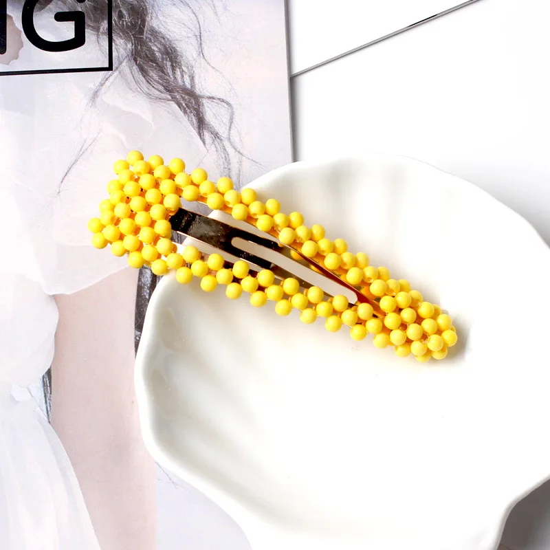Exknl корейский цветок заколки для волос винтажные длинные заколки для волос декоративные бусины Свадебные металлические аксессуары для волос заколка для волос