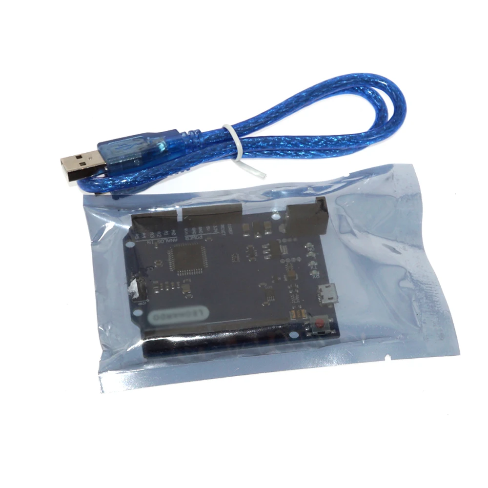 Leonardo R3 микроконтроллер Atmega32u4 макетная плата с usb-кабелем совместима с arduino DIY стартовый набор для arduino