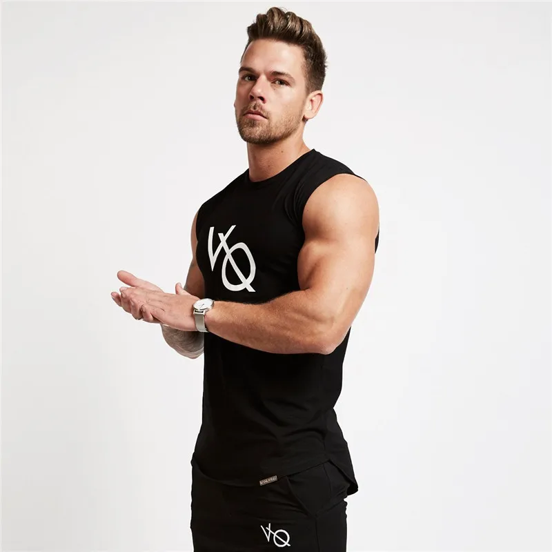 2018 Summer Running Vest Men Quick Dry Bodybuilding Undershirt Sleeveless t shirt Men Gym Fitness Tank Top Sport Vest Clothing 