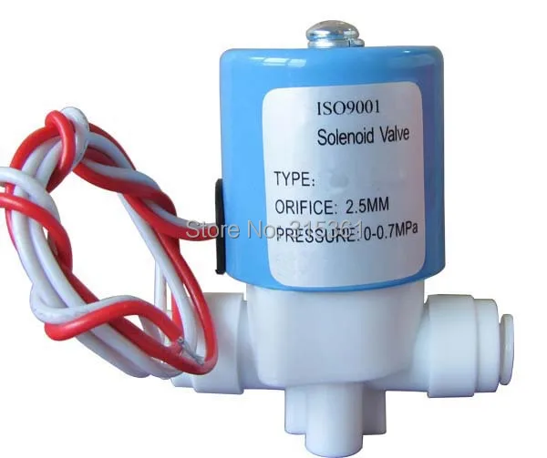 

Free Shipping 2PCS/LOT Normally Closed 1/4" Pipe Connection POM Plastic Electric Air Oil DC12V Water Dispenser Solenoid Valve