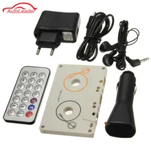 Portable Vintage Car Cassette SD MMC MP3 Tape Player Adapter Kit With Remote Control Instruction Stereo