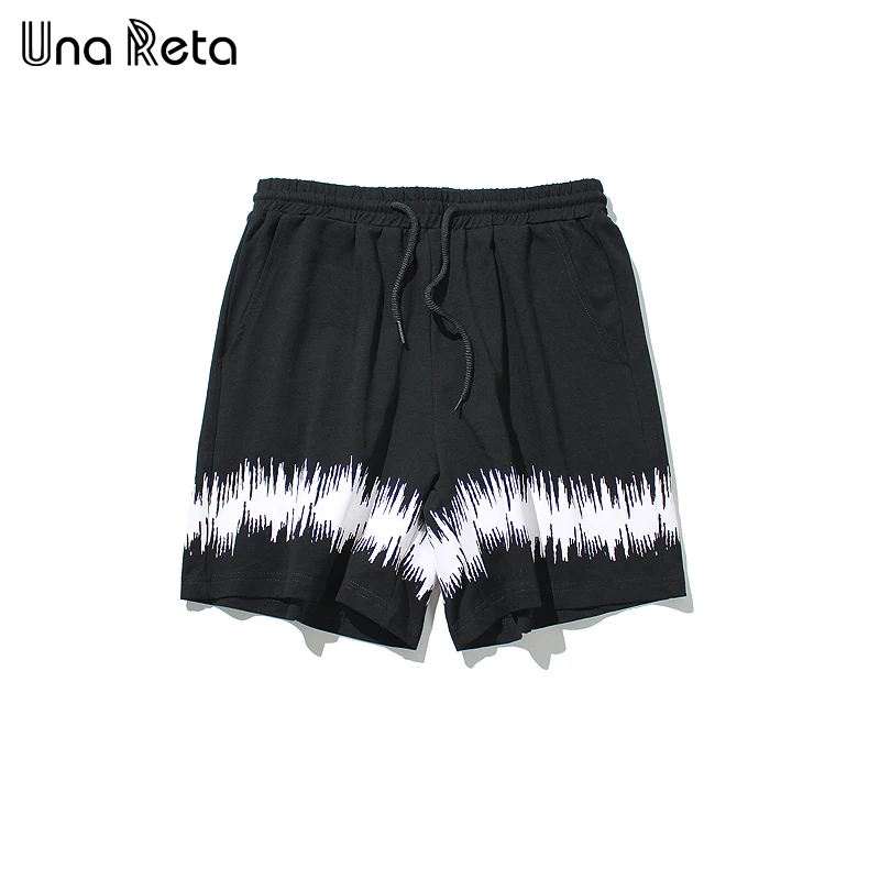 Una Рета хип-хоп Шорты Для мужчин летний Повседневное печати Пляжные шорты по колено Шорты Для мужчин модные Шорты уличная