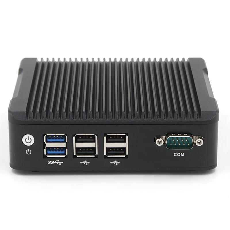 Безвентиляторный мини-ПК windows 10 intel nuc n3160 2com порт 2 lan порт 3 дисплеи barebone мини-компьютер hdmi 4 k htpc ТВ коробка нано ПК