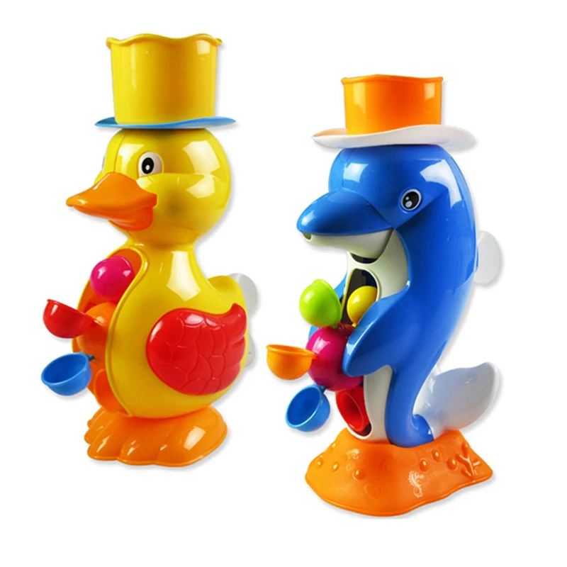Buy New Baby Faucet water Bath toys duck Spraying