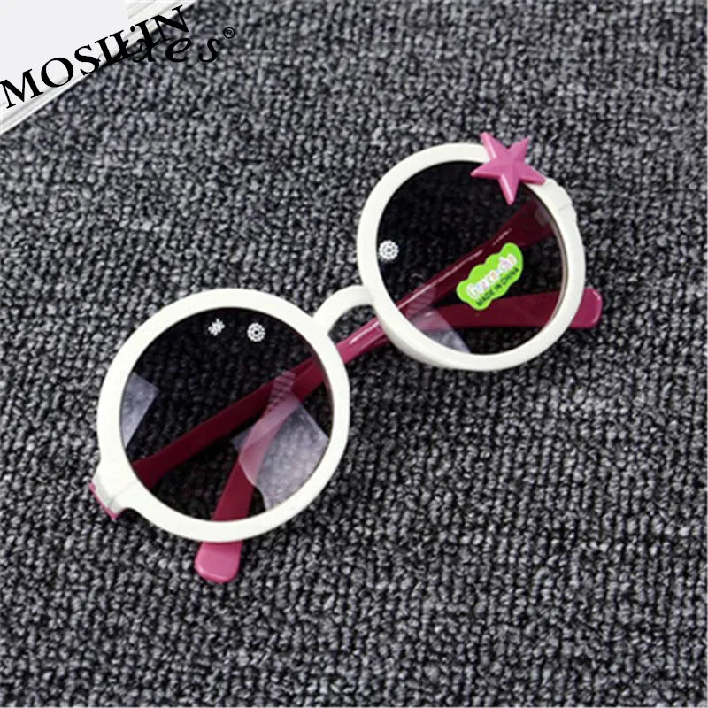 

MOSILIN Children Lovely Sunglasses Kids Boys Girls Ultra-soft Silicone Glasses Fashion Child Baby Safety Sun Glasses UV400