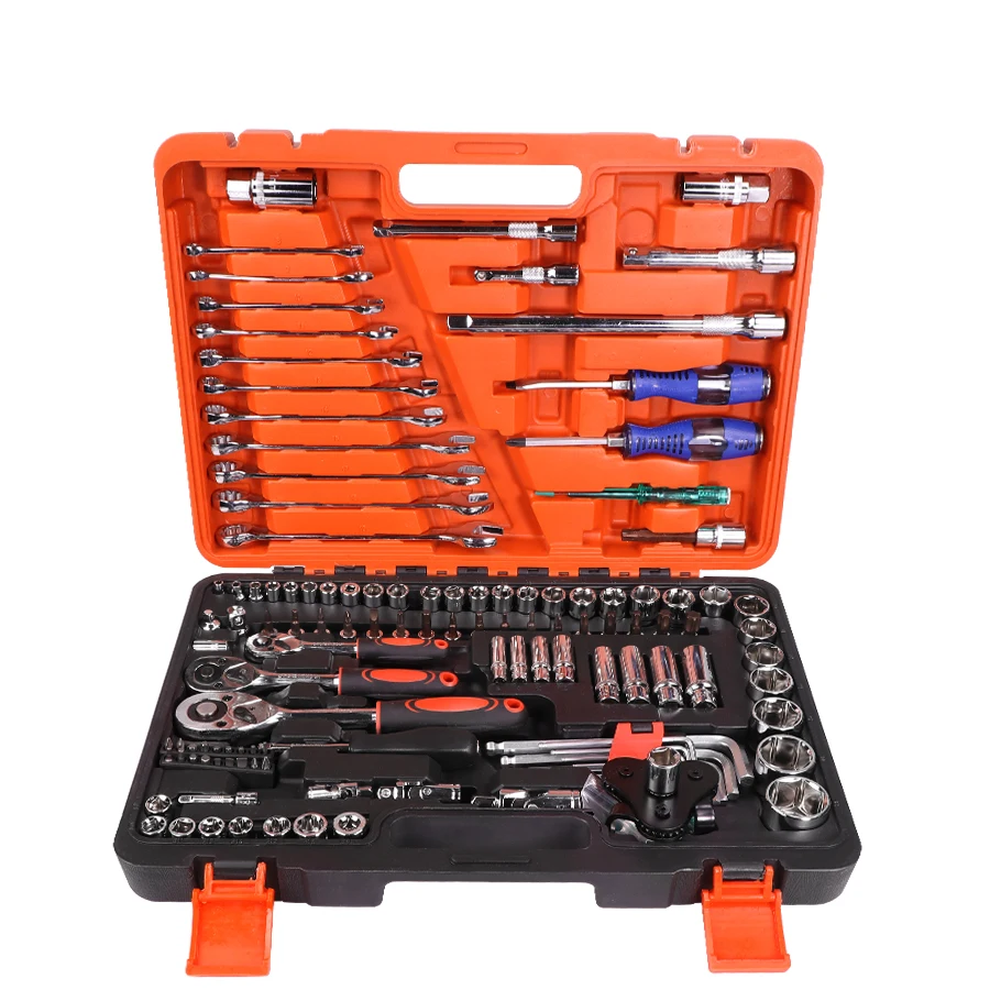 HILDA Hand Tool Set Car Repair Tools Mechanic Tools Set Socket Wrench Tools for Auto Ratchet Spanner Screwdriver Socket Set