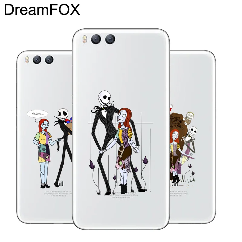 DREAMFOX L535 Jack Skellington Мягкий ТПУ силиконовый чехол для Xiaomi Redmi Note 3 4 5 Plus 3S 4A 4X 5A Pro Global |